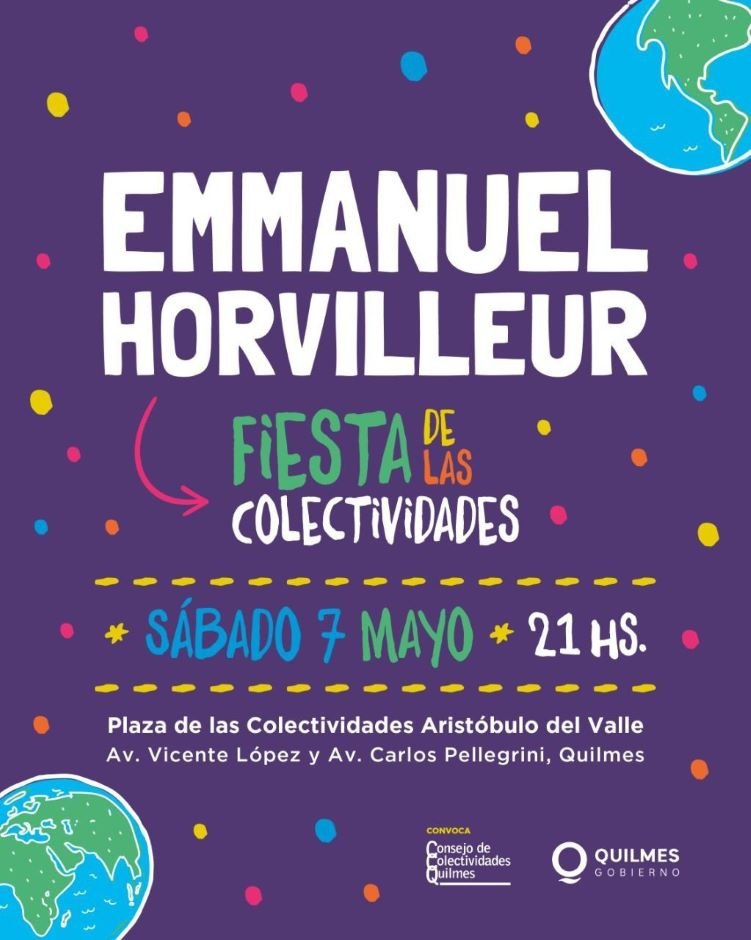 EMMANUEL HORVILLEUR EN LA FIESTA DE LAS COLECTIVIDADES 1