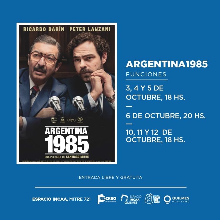 ARGENTINA 1985 EN EL ESPACIO INCAA