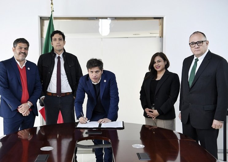 KICILLOF FIRMÓ UN CONVENIO PARA PROMOVER LA COOPERACIÓN DE DESARROLLO DEL LITIO