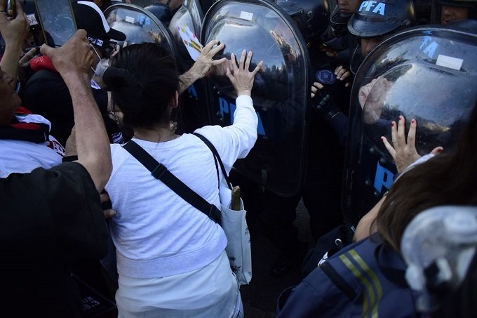 BULLRICH ORDENÓ UNA NUEVA REPRESIÓN