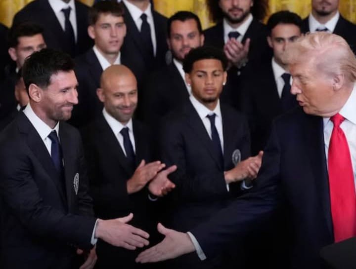 Messi con Trump- Entre Nos Social Info